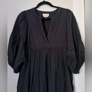 Universal Thread Black Textured Blouse